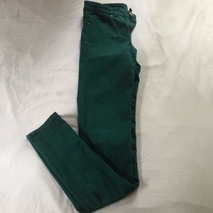 Dark Green Skinny Jeans